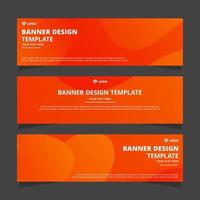 Set of modern abstract vector banners design. Template ready for use in web or print design.