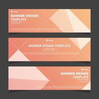 Set of modern abstract vector banners design. Template ready for use in web or print design.