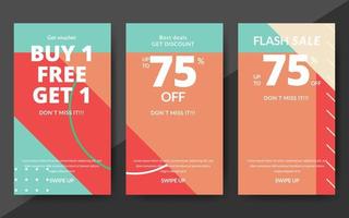abstract banner design template. vector