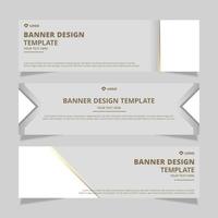 modern abstract banner design for company. vector