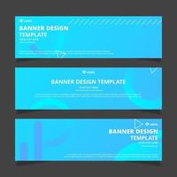 Set of modern abstract vector banners design. Template ready for use in web or print design.