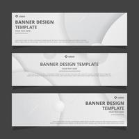 Set of modern abstract vector banners design. Template ready for use in web or print design.