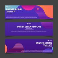 Set of modern abstract vector banners design. Template ready for use in web or print design.