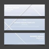 Set of modern abstract vector banners design. Template ready for use in web or print design.