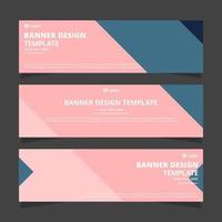 Set of modern abstract vector banners design. Template ready for use in web or print design.