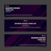 Set of modern abstract vector banners design. Template ready for use in web or print design.