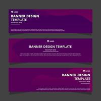 Set of modern abstract vector banners design. Template ready for use in web or print design.