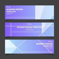 Set of modern abstract vector banners design. Template ready for use in web or print design.