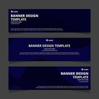 abstract banner design template vector