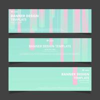 Set of creative modern abstract vector business banners design. Template ready for use in web or print design.