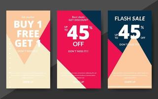 abstract banner design vector