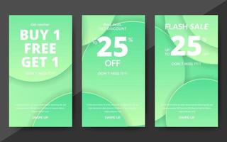 abstract banner design template vector