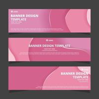 Set of modern abstract vector banners design. Template ready for use in web or print design.