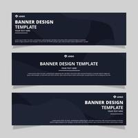 Roll up banner corporate with modern design vector
