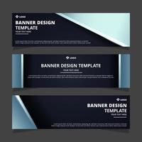 Set of modern abstract vector banners design. Template ready for use in web or print design.