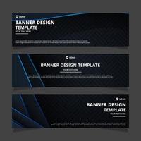 Set of modern abstract vector banners design. Template ready for use in web or print design.