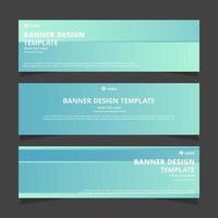 Set of modern abstract vector banners design. Template ready for use in web or print design.