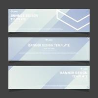 Set of modern abstract vector banners design. Template ready for use in web or print design.