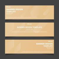 Set of modern abstract vector banners design. Template ready for use in web or print design.