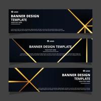 Set of modern abstract vector banners design. Template ready for use in web or print design.