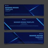 Set of creative modern abstract vector business banners design. Template ready for use in web or print design.