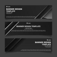 abstract banner design template vector