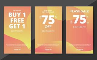 abstract banner design template vector