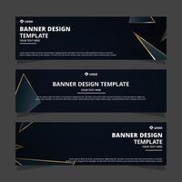 Set of modern abstract vector banners design. Template ready for use in web or print design.