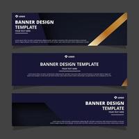 Set of modern abstract vector banners design. Template ready for use in web or print design.