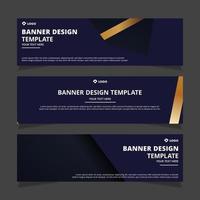 Set of modern abstract vector banners design. Template ready for use in web or print design.