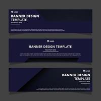 Set of modern abstract vector banners design. Template ready for use in web or print design.