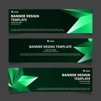 Set of modern abstract vector banners design. Template ready for use in web or print design.