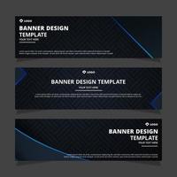 Set of modern abstract vector banners design. Template ready for use in web or print design.