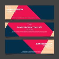 Set of modern abstract vector banners design. Template ready for use in web or print design.