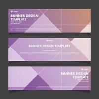 Set of modern abstract vector banners design. Template ready for use in web or print design.