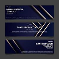 abstract banner design template vector