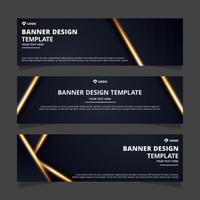 Set of modern abstract vector banners design. Template ready for use in web or print design.