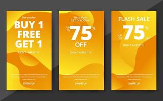 abstract banner design template vector