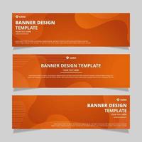 Roll up banner corporate with modern design vector