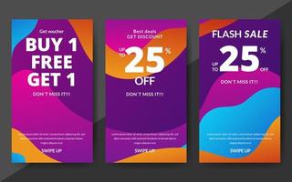 abstract banner design template vector