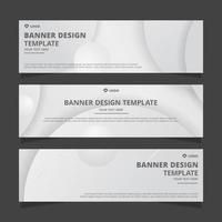 Set of modern abstract vector banners design. Template ready for use in web or print design.