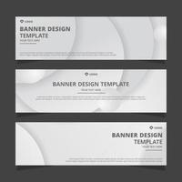 Set of modern abstract vector banners design. Template ready for use in web or print design.