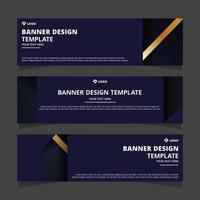 Set of modern abstract vector banners design. Template ready for use in web or print design.