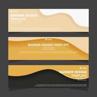 Set of modern abstract vector banners design. Template ready for use in web or print design.