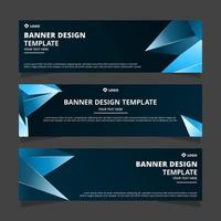 Set of modern abstract vector banners design. Template ready for use in web or print design.