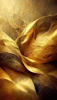 Golden abstract background. Metal wallpaper illustration photo