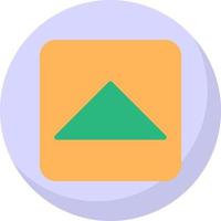 Caret Square Up Vector Icon Design