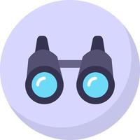 Binoculars Vector Icon Design