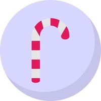 Candy Cane Vector Icon Design