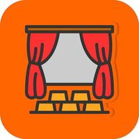 diseño de icono de vector de teatro